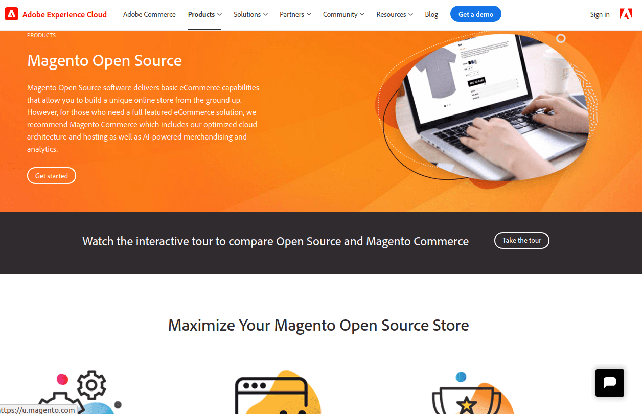 Magento: Best eCommerce website builder #1