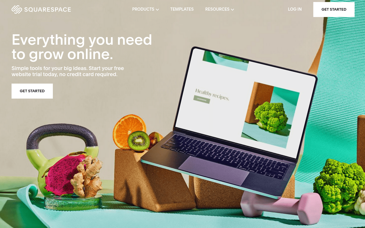 Squarespace: Best eCommerce website builder #4